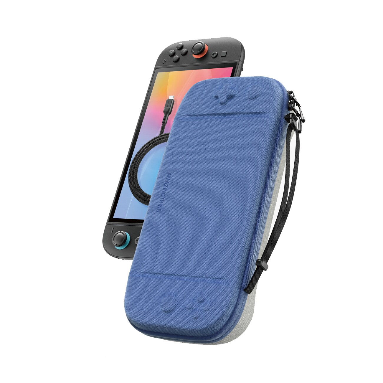 AmazingThing PlayShield EDC-suojakotelo Nintendo Switch 2:lle - sininen