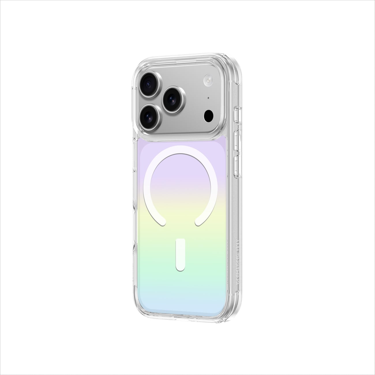 AmazingThing Minimal Mag kotelo iPhone 17 Pro yhteensopiva MagSafe sateenkaaren kanssa - monivärinen