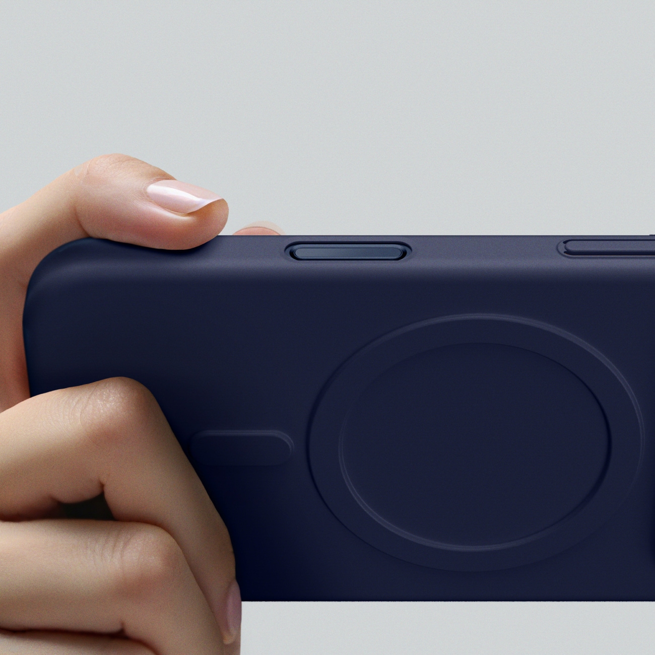 AmazingThing Minimal Air Case for iPhone 17 Pro Max yhteensopiva MagSafe - Sininen - sininen