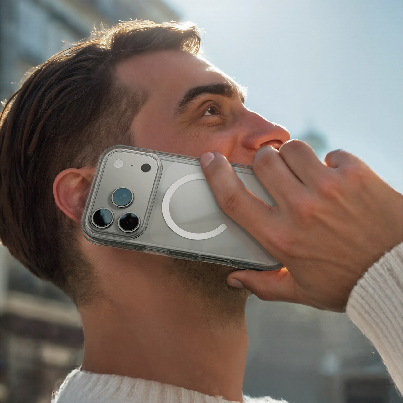 AmazingThing Titan Pro kotelo iPhone 17 Pro MagSafe-yhteensopiva - läpinäkyvää