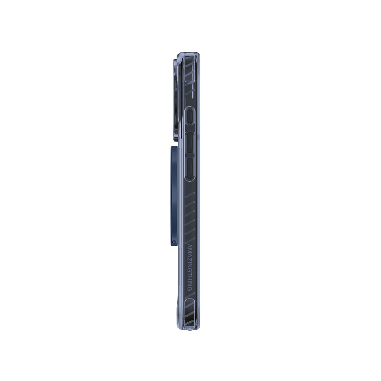 AmazingThing Titan Pro Grip Ring Case for iPhone 17 Pro Max - MagSafe Compatible - Blue