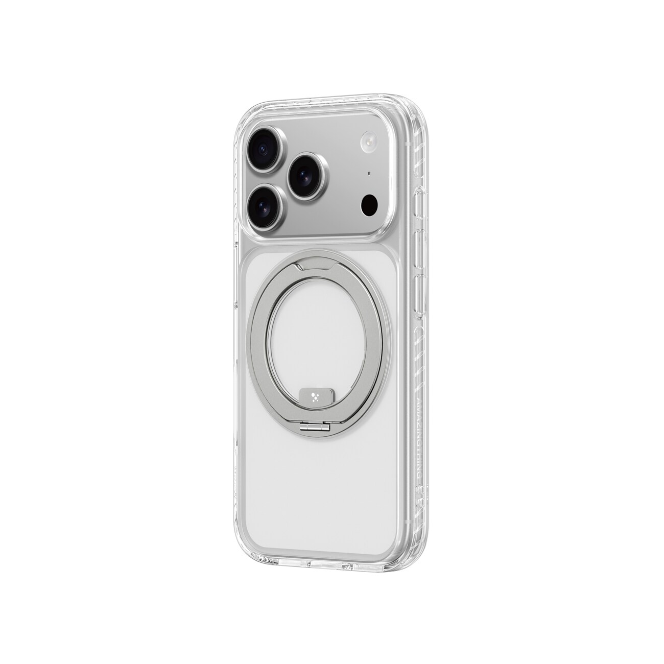 AmazingThing Titan Pro MagSpin kotelo iPhone 17 Pro:lle Yhteensopiva MagSafe - harmaa