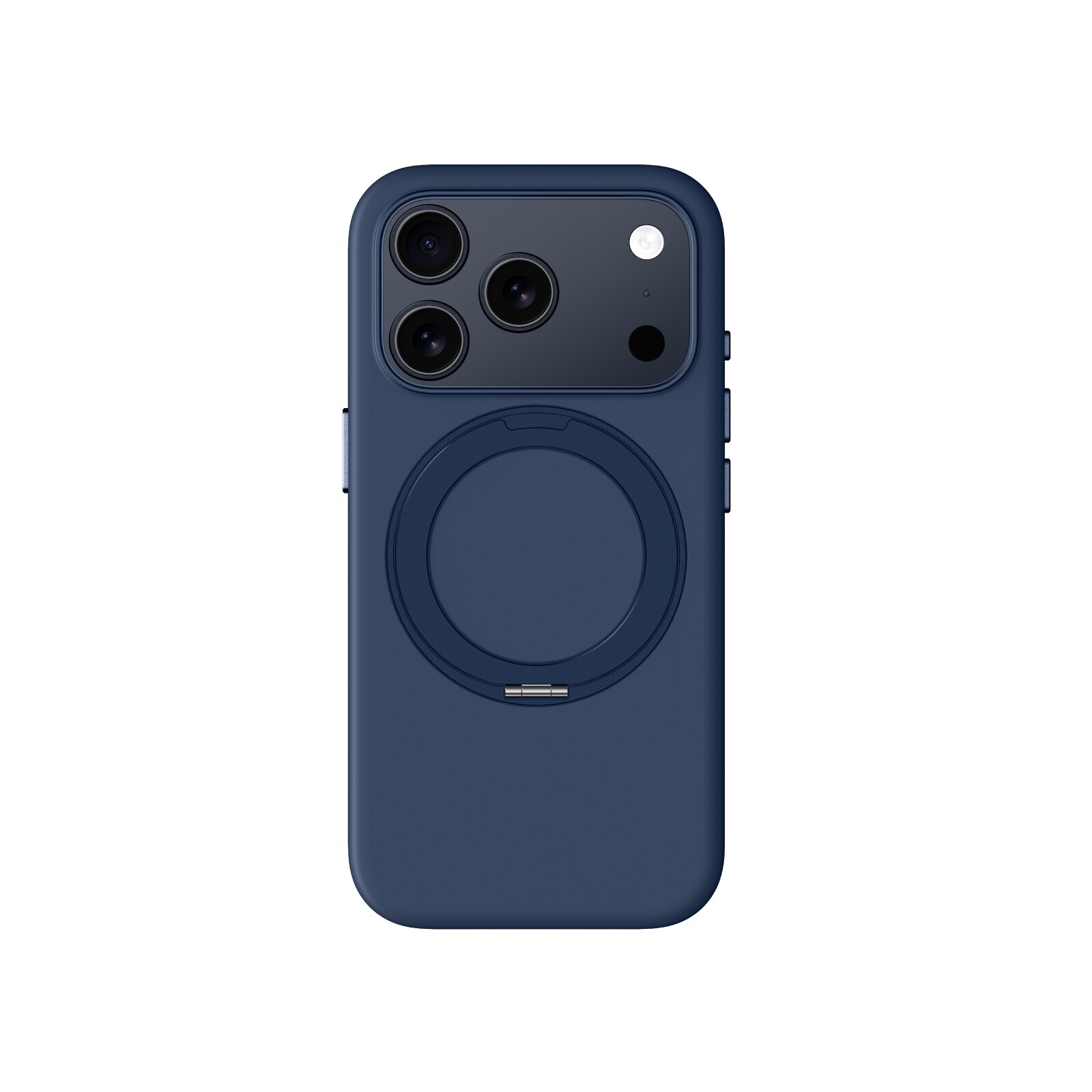 AmazingThing Cloudie iPhone 17 Pro Max kotelo jalustalla - sininen