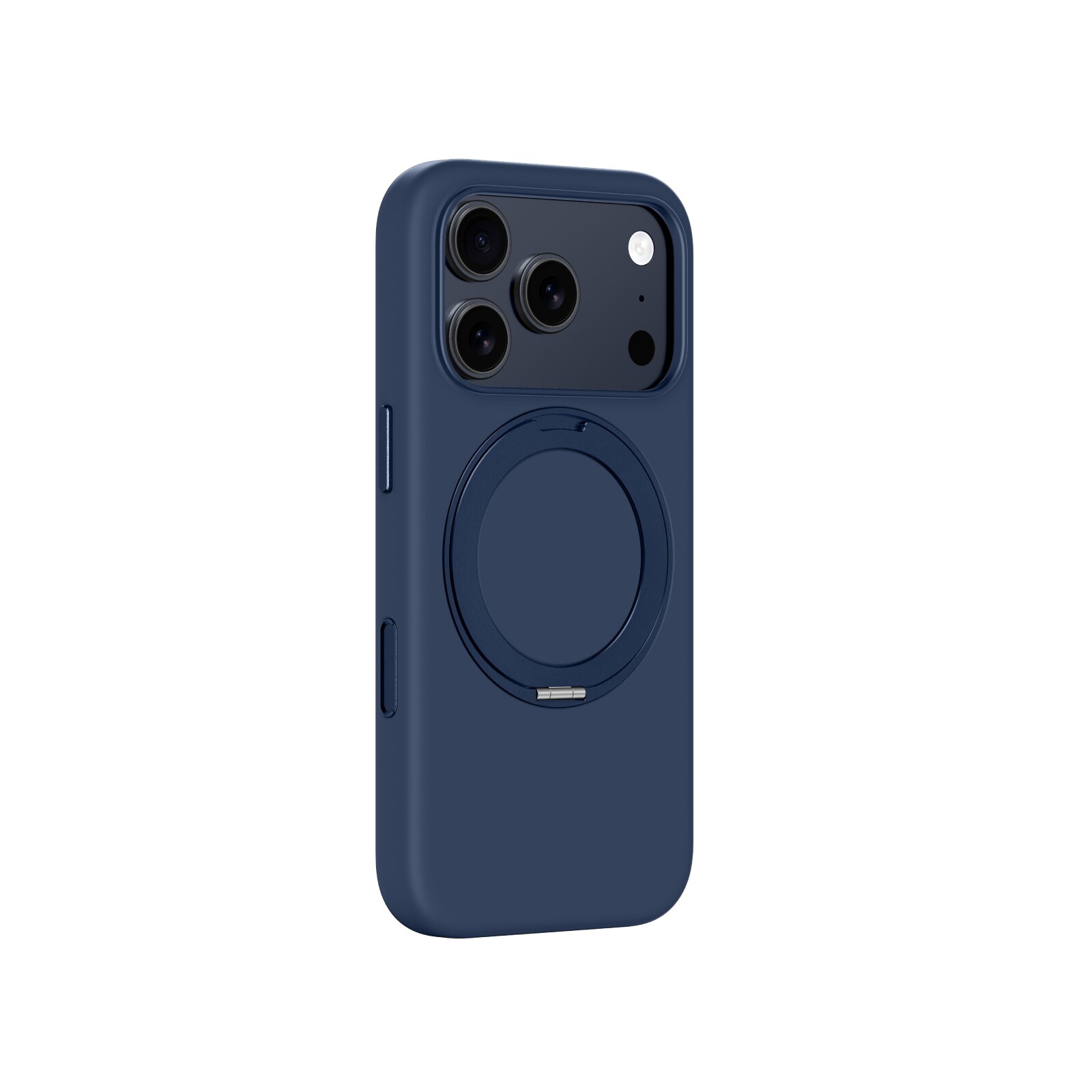 AmazingThing Cloudie iPhone 17 Pro Max kotelo jalustalla - sininen