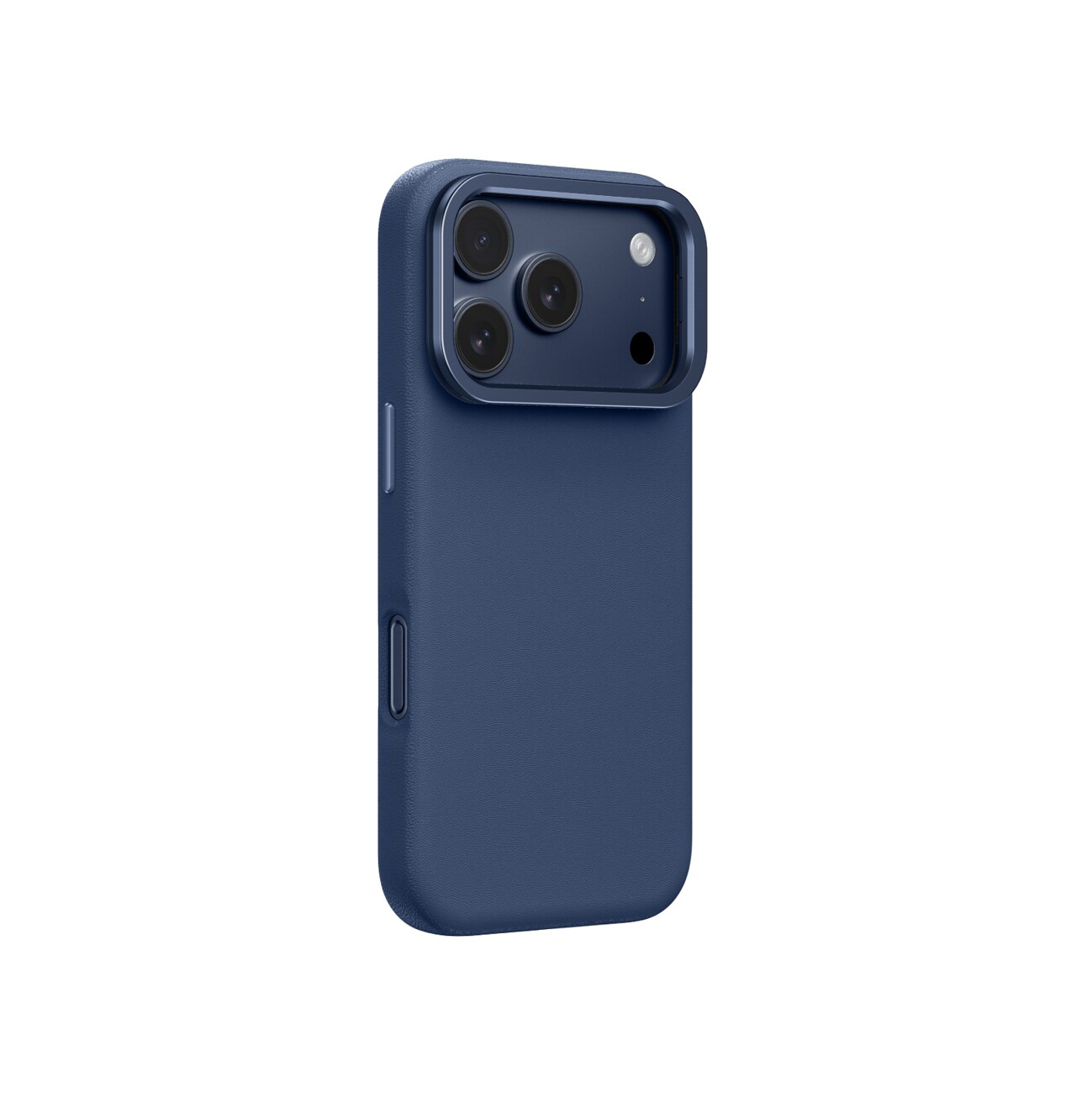 AmazingThing Glamour iPhone 17 Pro Max kotelo jalustalla - sininen