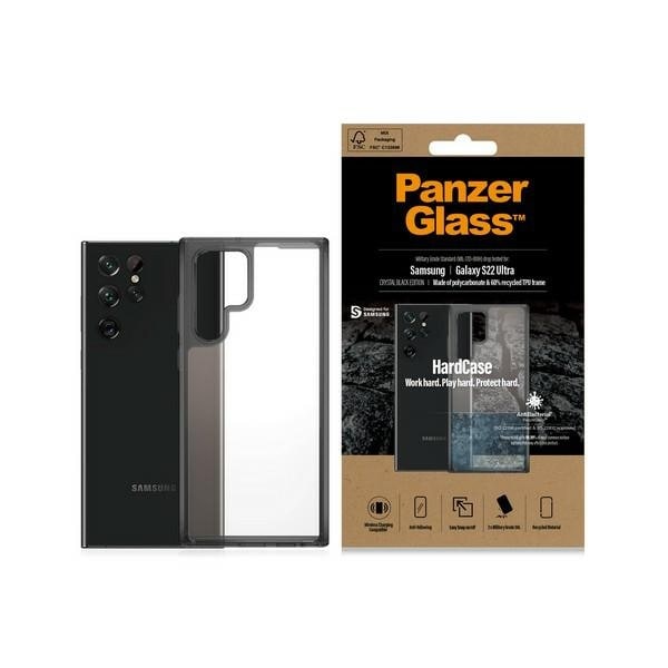 PanzerGlass HardCase antibakteerinen Military Grade kotelo Samsung Galaxy S22 Ultra - läpinäkyvä