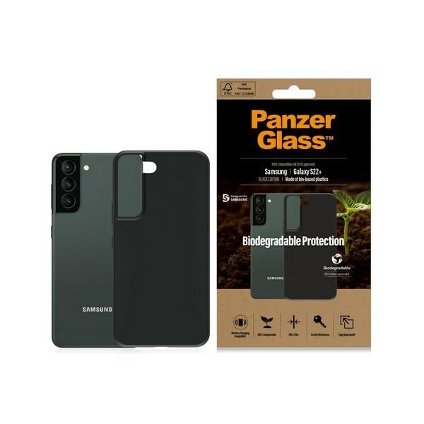 PanzerGlass Biohajoava kotelo Samsung Galaxy S22+:lle - musta