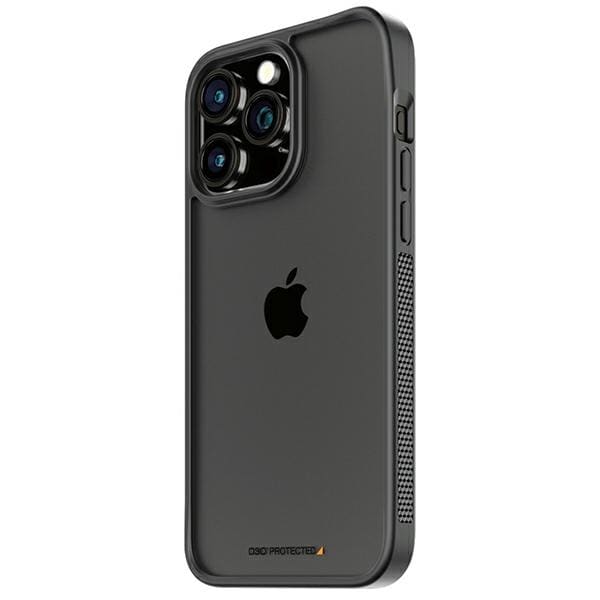 PanzerGlass ClearCase Kotelo iPhone 15 Pro Max sotilasluokan sertifiointi - läpinäkyvä ja musta