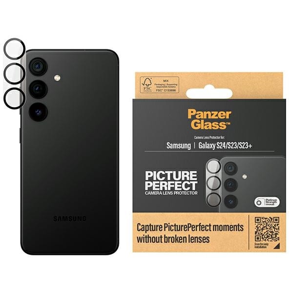 PanzerGlass Picture Perfect -kamerasuoja Samsung Galaxy S24 / S23 / S23+:lle
