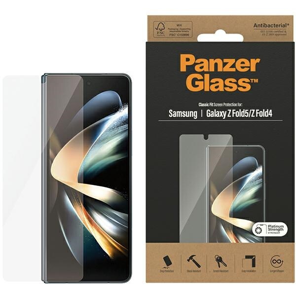 PanzerGlass Classic Sovita antibakteerinen lasi Samsung Galaxy Z Fold 5 / Z Fold 4 -puhelimelle