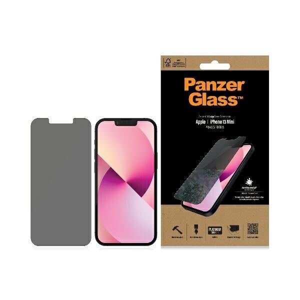 PanzerGlass Standard Super+ antibakteerinen yksityistävä karkaistu lasi iPhone 13 mini -mallille