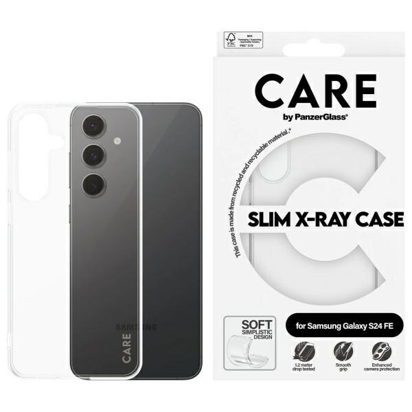CARE by PanzerGlass Slim X-Ray Case Sam S24 FE S721 Kirkas/läpinäkyvä 1963