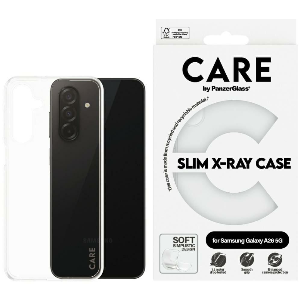 CARE by PanzerGlass Muoti X-Ray Kotelo Samsung Galaxy A26 5G - läpinäkyvä - läpinäkyvä