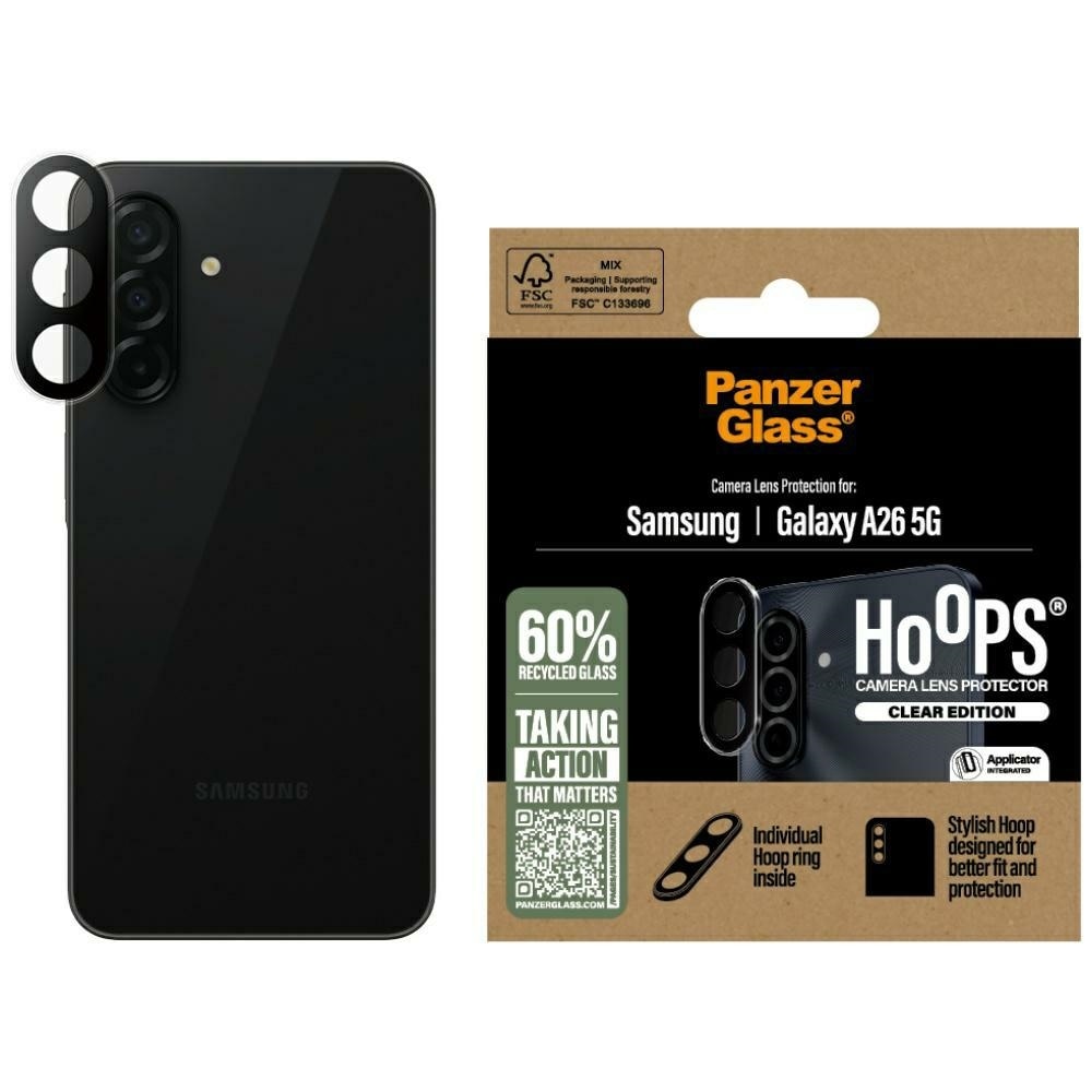 PanzerGlass Silmukat Linssi Protector karkaistu lasi Samsung Galaxy A26 5G - Kirkas