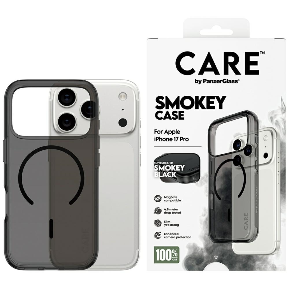 CARE by PanzerGlass Urban Explorer -mustakotelo MagSafe-kortilla iPhone 17 Pro:lle