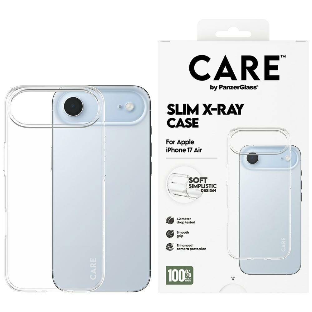 CARE by PanzerGlass Muodikas X-Ray Soft Basic Case for iPhone Air - läpinäkyvä - läpinäkyvä