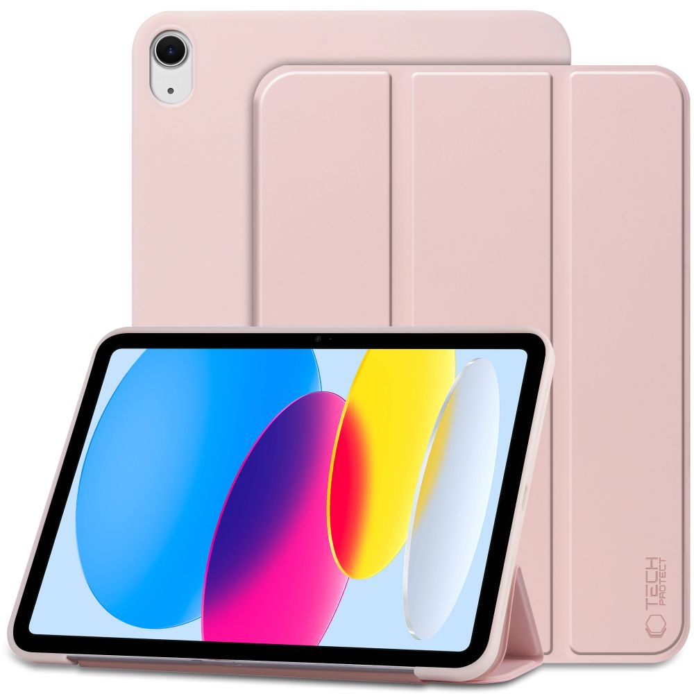 Tech-Protect SmartCase iPad 10.9" 2022 - vaaleanpunainen