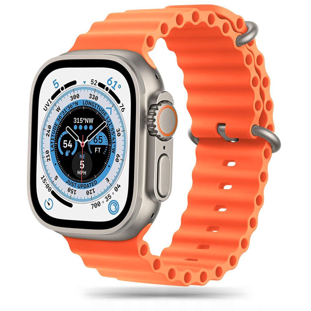 Tech-Protect IconBand Pro hihna Apple Watch 4-9 / SE / Ultra 1/2 (42/44/45/49 mm) - Oranssi