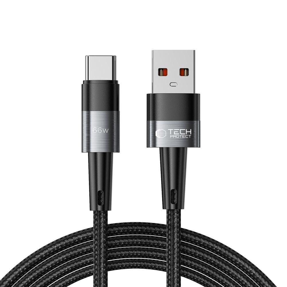 Tech-Protect UltraBoost USB-C / USB-C 66W 6A 2m kaapeli - harmaa