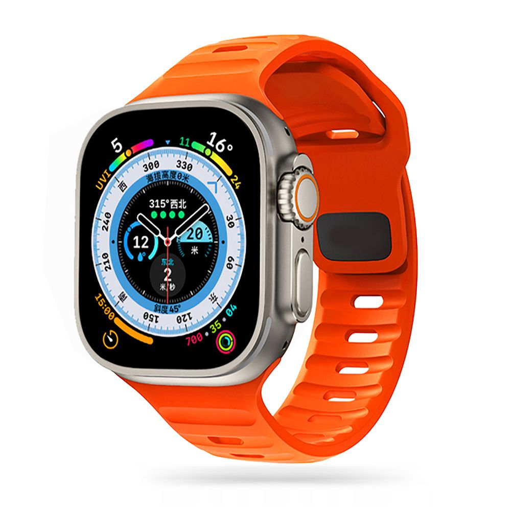 Tech-Protect IconBand hihna Apple Watch 4/5/6/7/8/9/SE/Ultra (42/44/45/49 mm) - oranssi