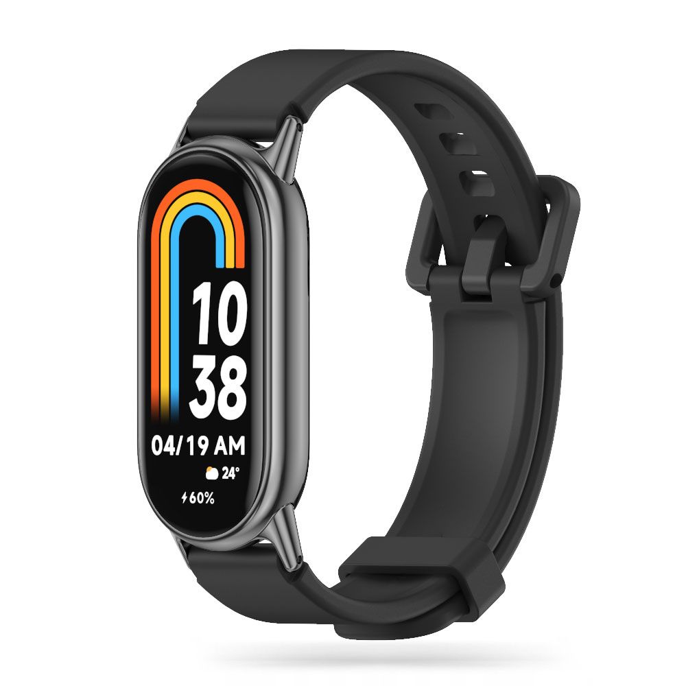 Tech-Protect IconBand Pro hihna Xiaomi Smart Band 8 / 8 NFC:lle - musta