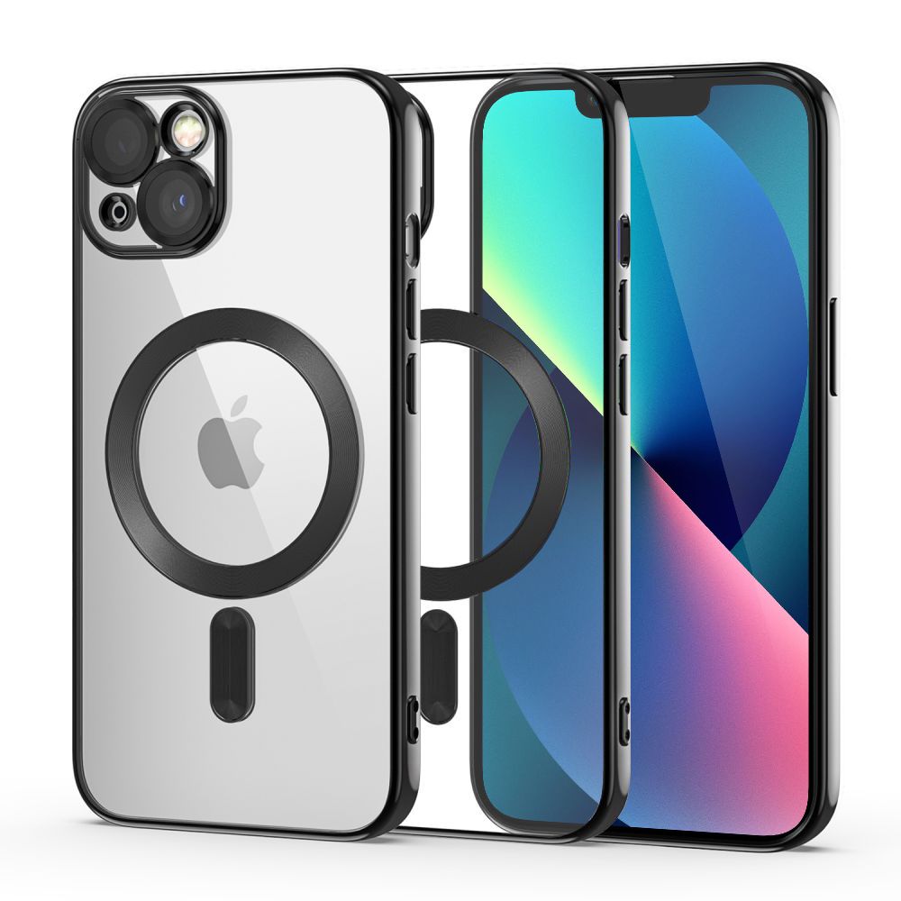 Tech-Protect MagShine Line MagSafe kotelo iPhone 13 - musta