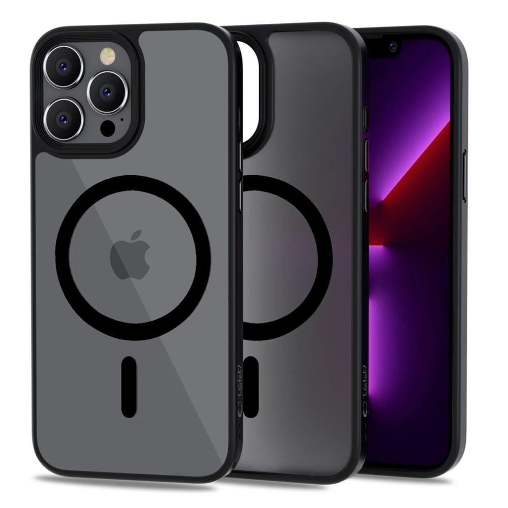 Tech-Protect MagMat MagSafe kotelo iPhone 13 Pro Max - mattamusta - Matta musta