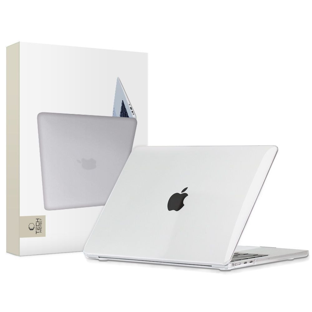 Tech-Protect SmartShell kotelo MacBook Pro 14" M1 / M2 / M3 2021-2023 - läpinäkyvä - läpinäkyvä