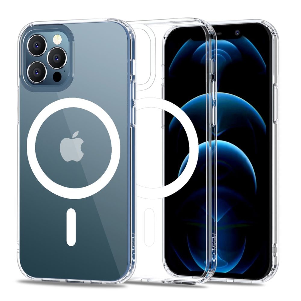 Tech-Protect MagMat MagSafe kotelo iPhone 12 / 12 Pro - Kirkas