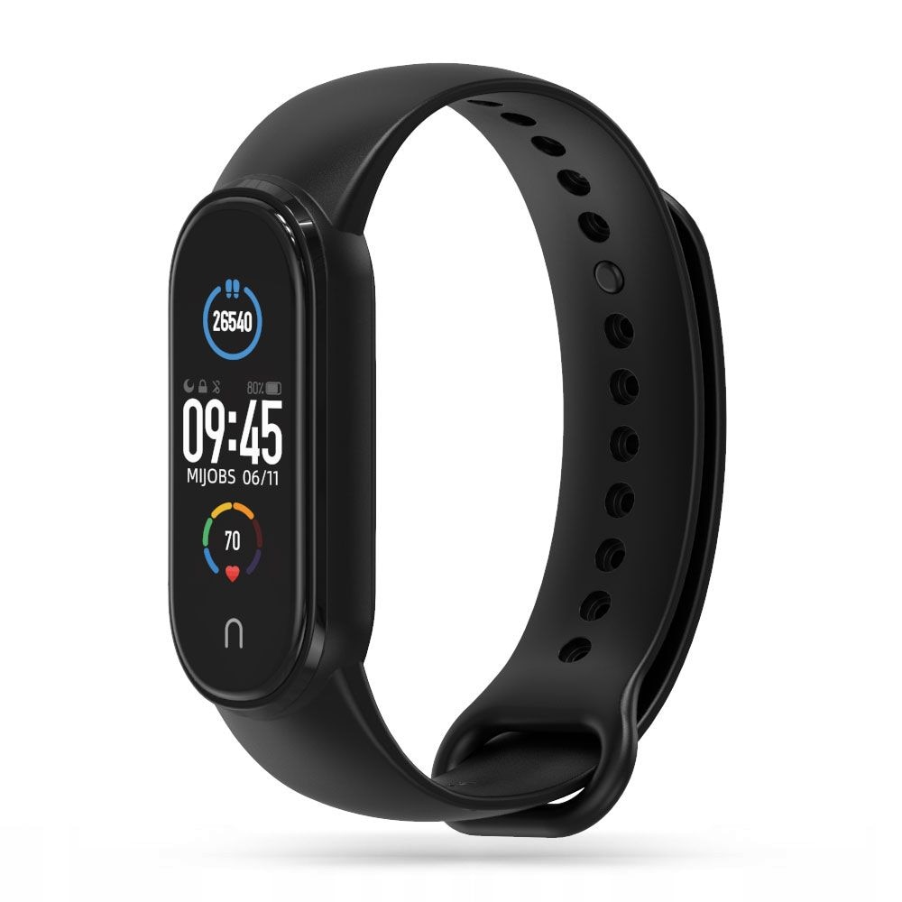 Tech-Protect IconBand hihna Xiaomi Mi Smart Band 5 / 6 / 7 / NFC - musta