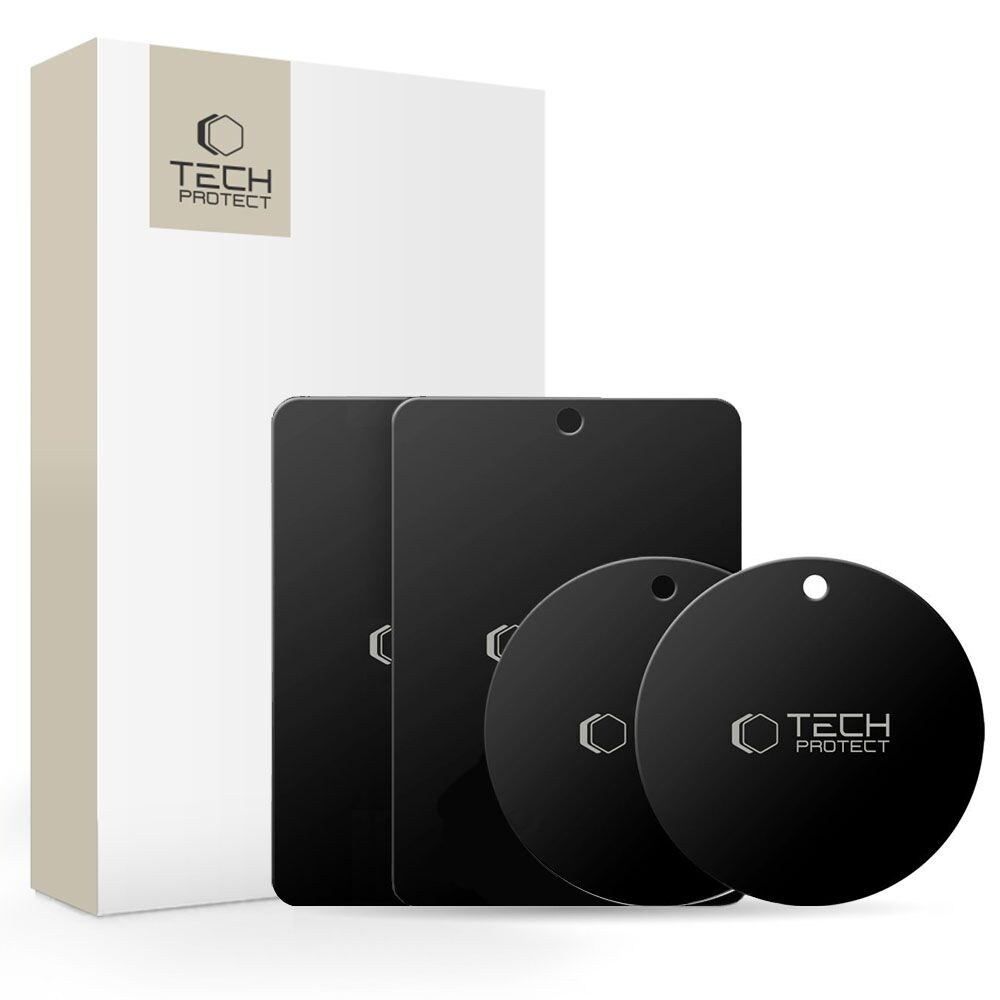 Tech-Protect MetalPlate magneettilevyt autonpidikkeisiin - musta (4 kpl)