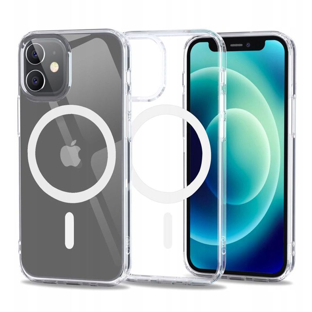 Tech-Protect FlexAir hybridi MagSafe-kotelo 12 mini - Kirkas