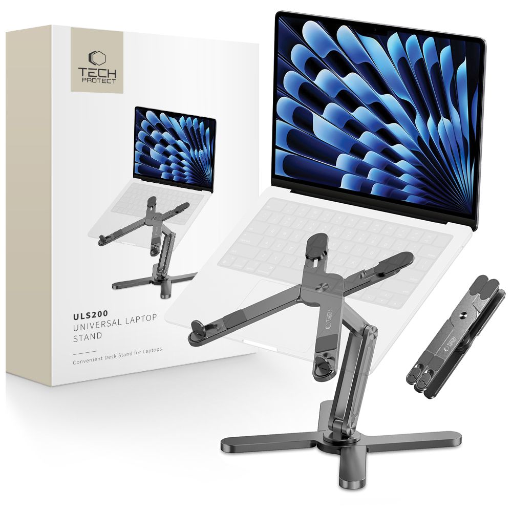 Tech-Protect ULS200 yleisteline jopa 16" kannettaville tietokoneille - harmaa