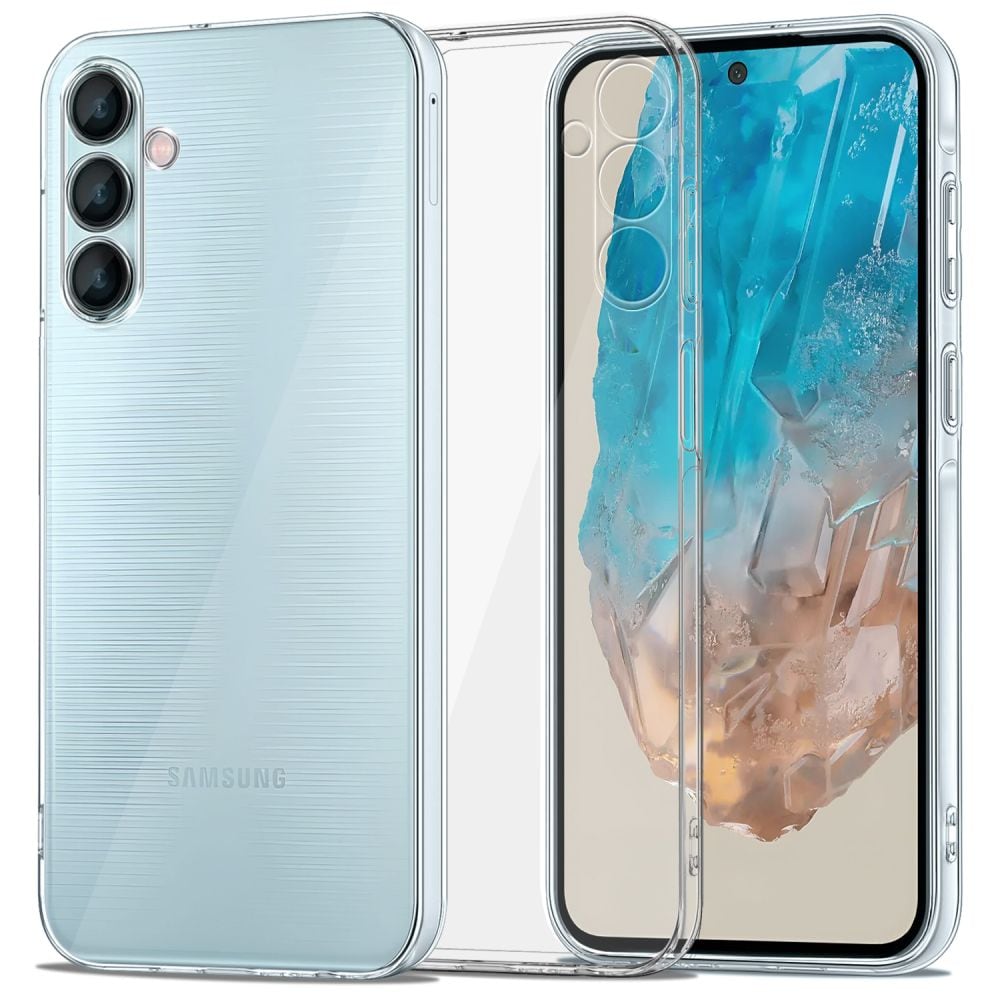 Tech-Protect FlexAir suojakotelo Samsung Galaxy M35 5G - läpinäkyvä