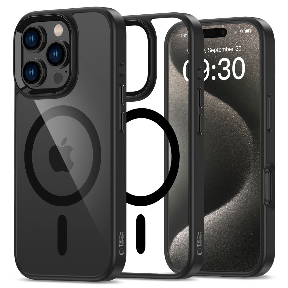 Tech-Protect MagMat MagSafe iPhone 16 Pro -kotelo - Kirkas