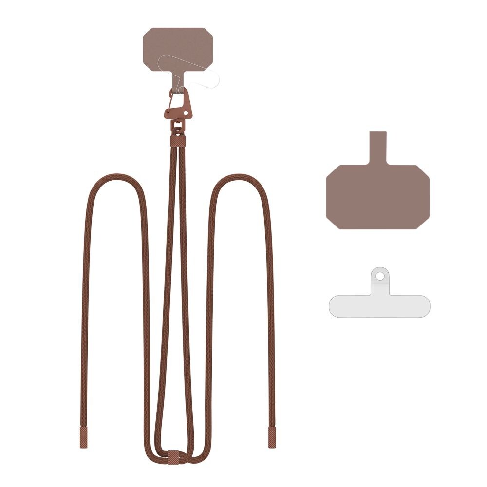 Tech-Protect C5S Rope Crossbody hihnahihna - ruskea