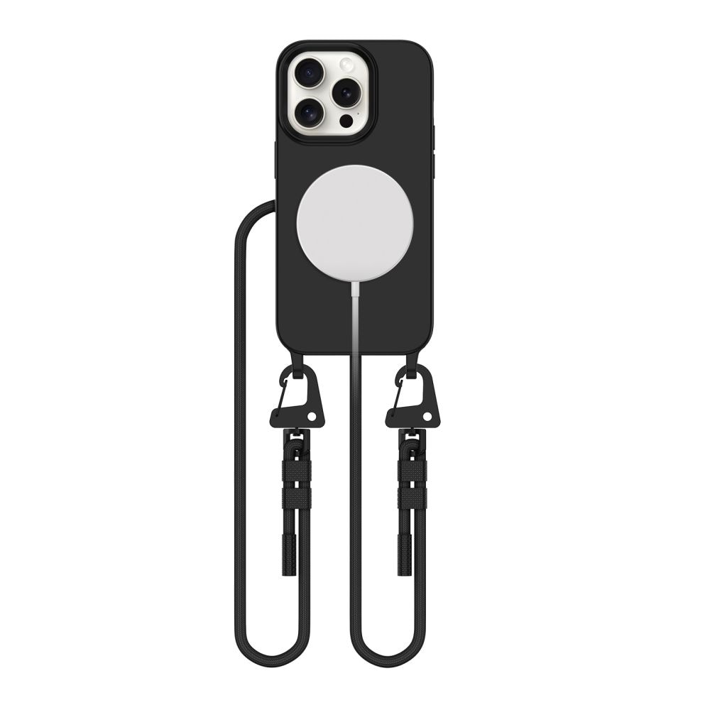 Tech-Protect MagNecklace MagSafe iPhone 15 Pro -kotelo - musta