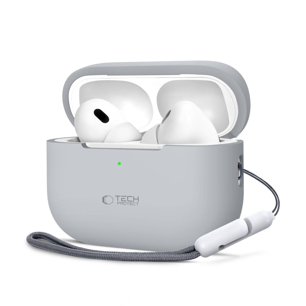 Tech-Protect silikonikotelo Apple AirPods Pro 1 / 2 - harmaa