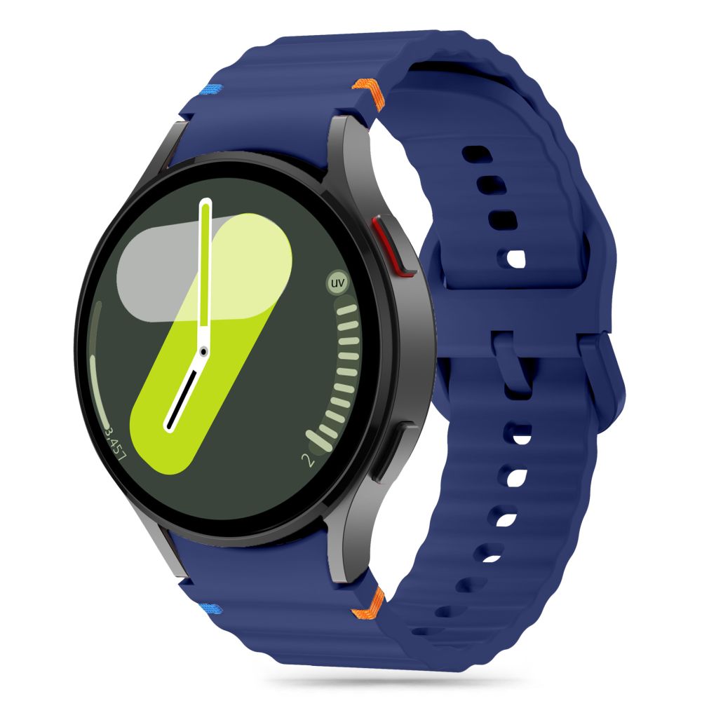 Tech-Protect sininen silikoniurheiluranneke Samsung Galaxy Watch 4/5/5 Pro/6/7/FE