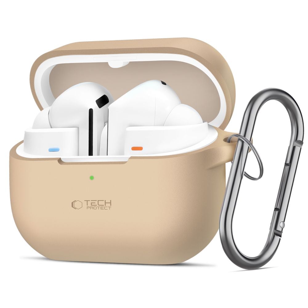 Tech-Protect Silikoni koukku kotelo Samsung Galaxy Buds 3 / 3 Pro - ruskea