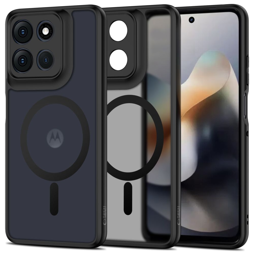 Tech-Protect MagMat MagSafe kotelo Motorola Moto G56 5G - Matta musta