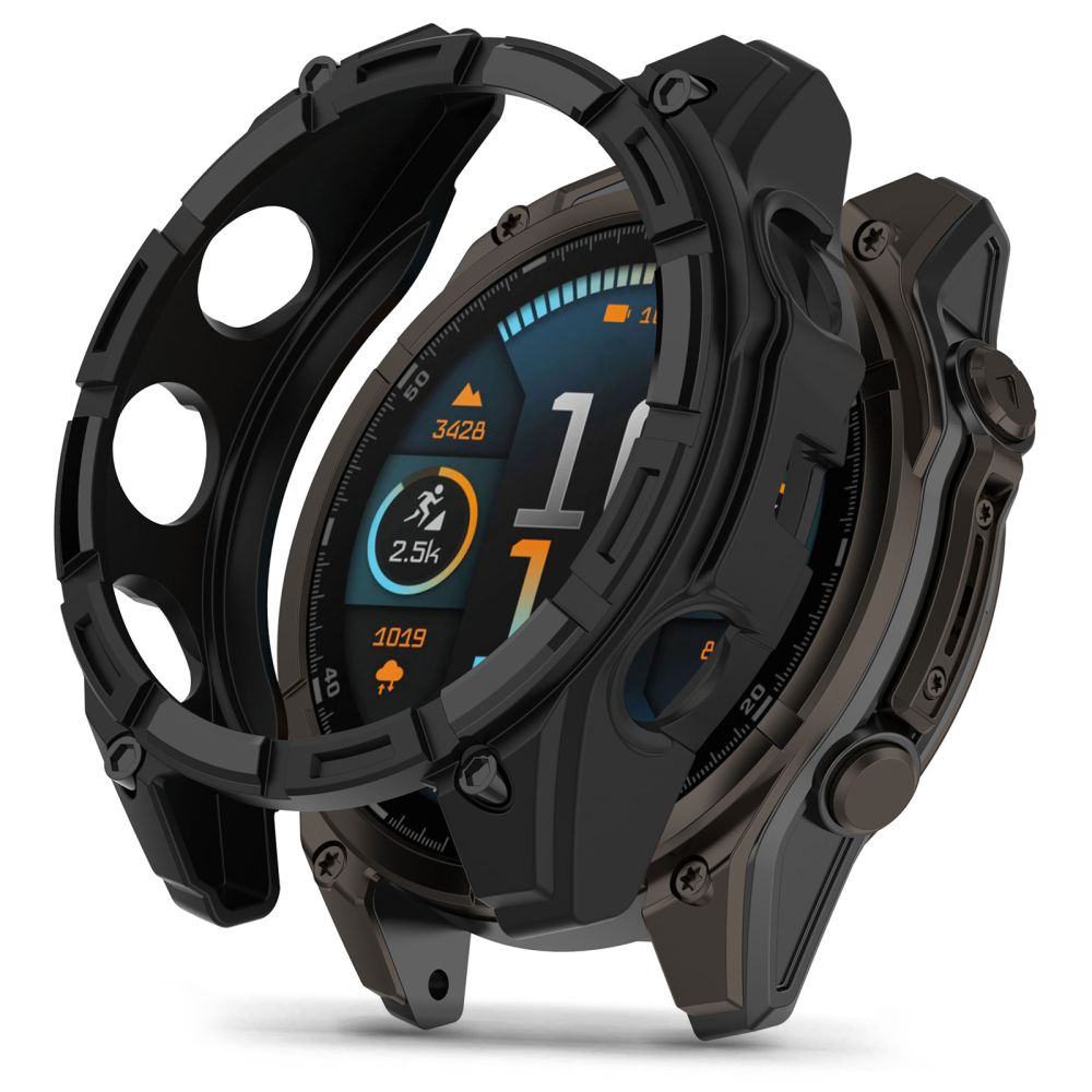 Tech-Protect Defense Air kotelo Garmin Fenix 8 47mm - musta