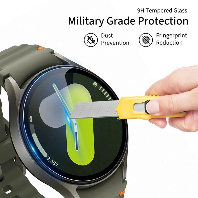 Tech-Protect Glass Fit+ 2-pack karkaistua lasia Garmin Fenix 7X / 7X Pro - läpinäkyvää