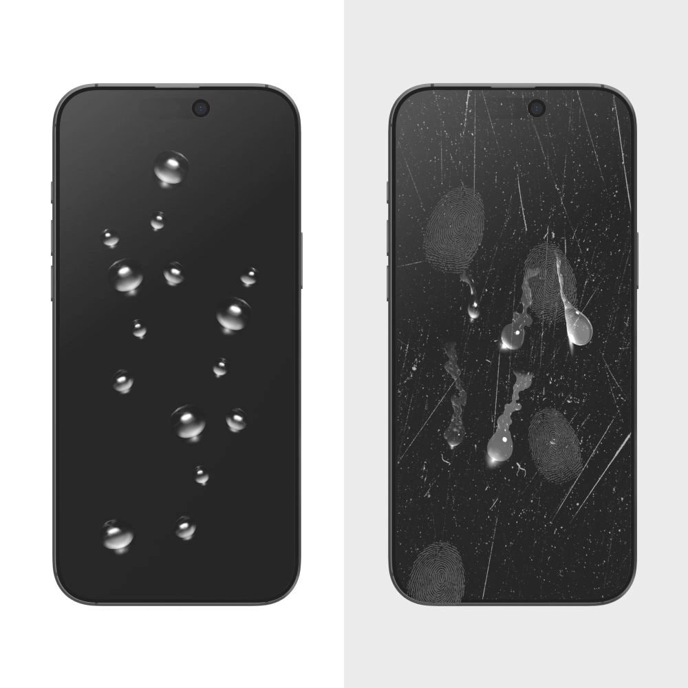 Tech-Protect Quick Set Spy+ -yksityisyyslasi 2-pack iPhone 16 Pro Max -puhelimelle