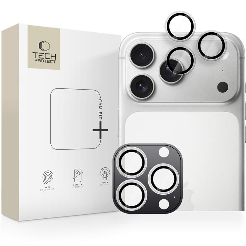 Tech-Protect Camring Fit+ iPhone 14 Pro/Max, 15 Pro/Max, 16 Pro/Max, 17 Pro/Max - Kirkas
