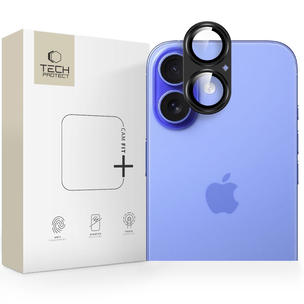 Tech-Protect Camfull Fit+ -kamerasuojus iPhone 17 - musta