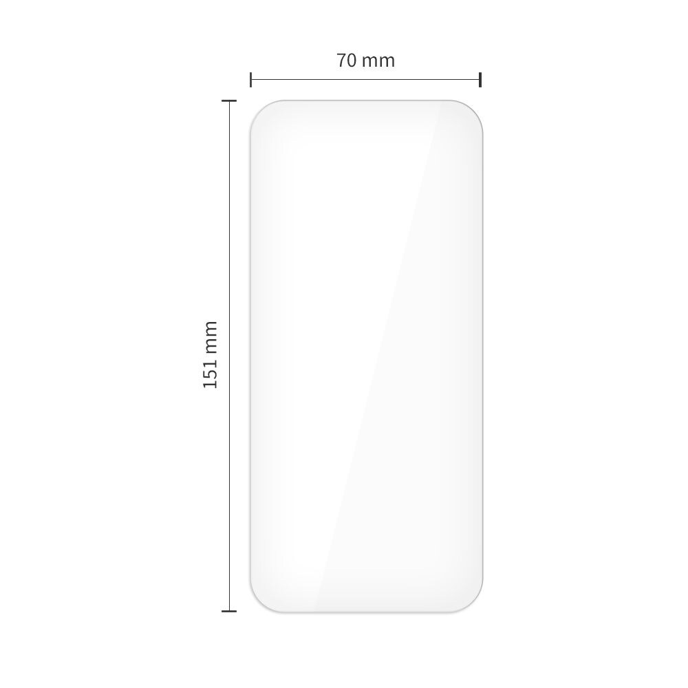 Tech-Protect Glass Fit+ 2-pack karkaistua lasia iPhone 17 Air - läpinäkyvää