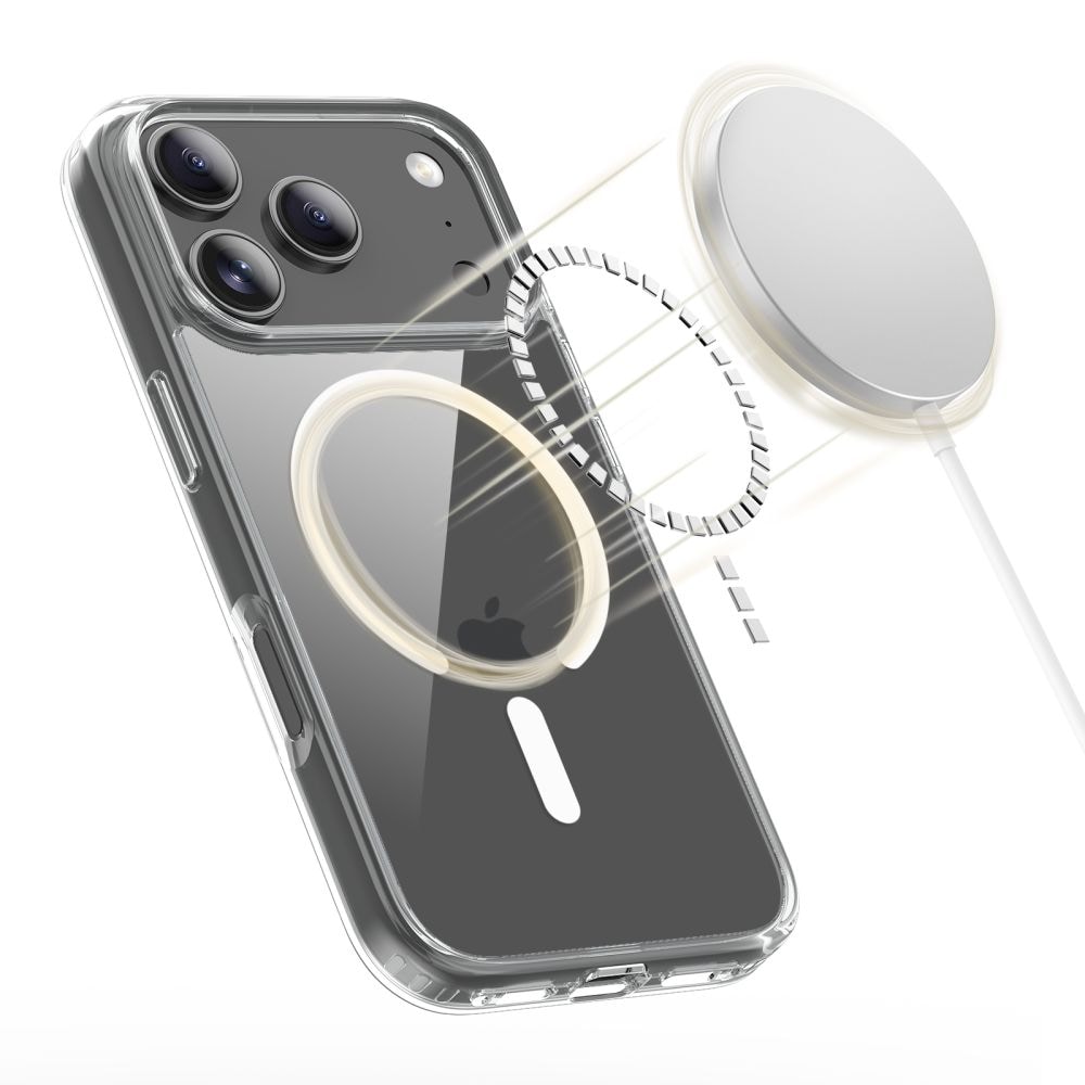 Tech-Protect FlexAir hybridi MagSafe kotelo iPhone 17 Pro:lle - Kirkas