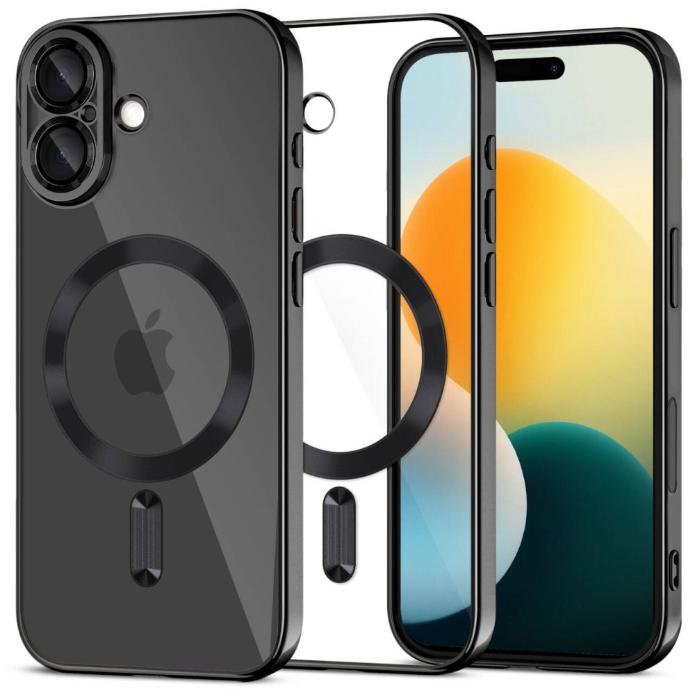 Tech-Protect MagFlex MagSafe -kotelo iPhone 17:lle - Kirkas musta