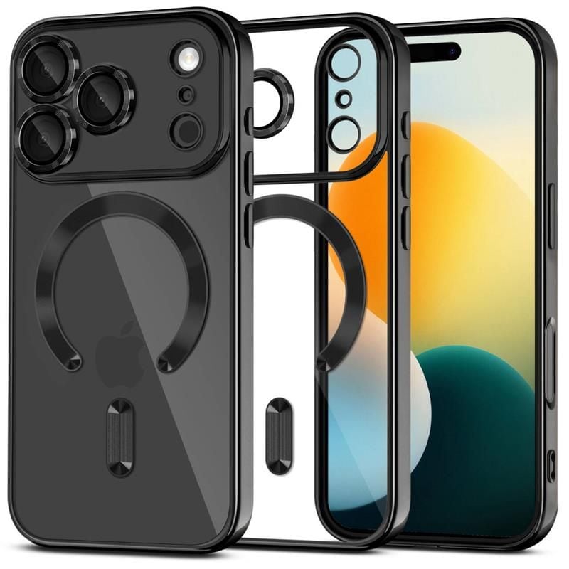 Tech-Protect MagFlex MagSafe -kotelo iPhone 17 Pro:lle - Kirkas musta